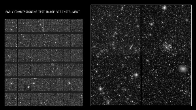 Euclid VIS test image