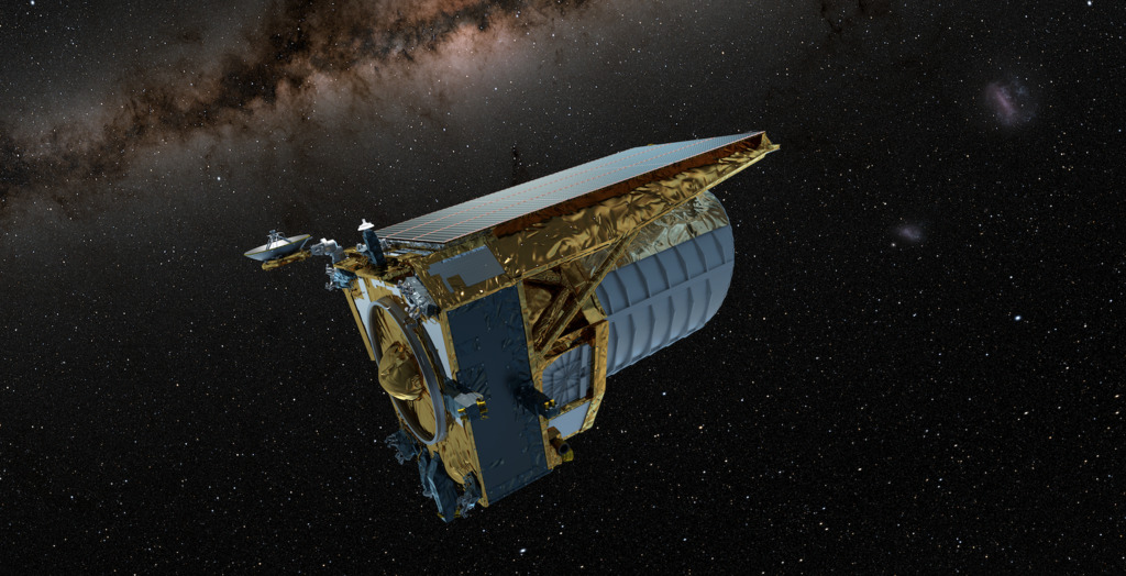 Euclid in space. (Credit: ESA)